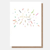 Caroline Gardner - Mazel Tov Congratulations Card
